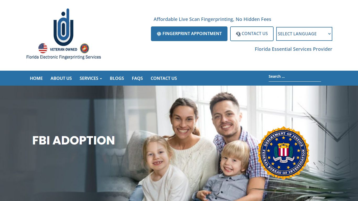FBI Adoption Fingerprinting and Level 2 Background Checks