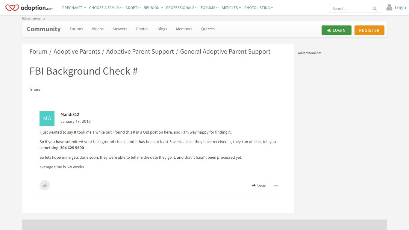 FBI Background Check # » Adoption Community